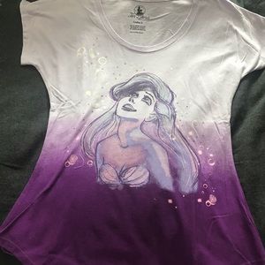 Disney Little Mermaid Purple Ombré shirt